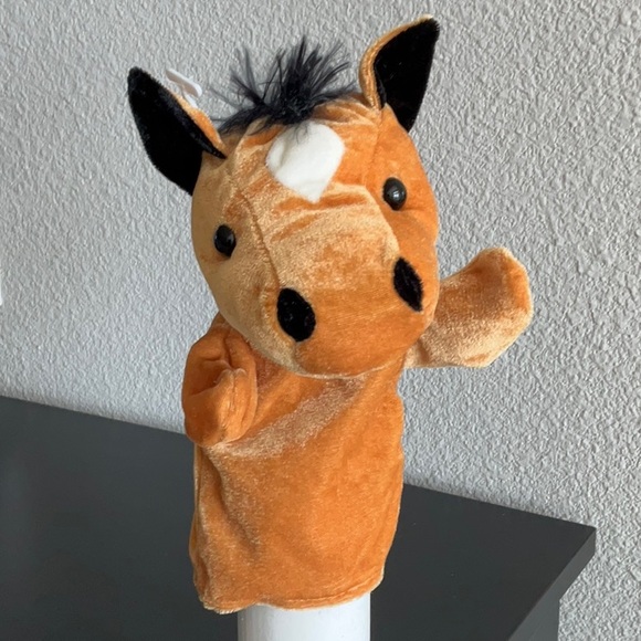 🫶🏼 Horse Hand Puppet for boy or girl. New - Picture 1 of 5
